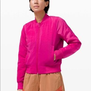 lululemon athletica Fuchsia Zip-Up Jacket
